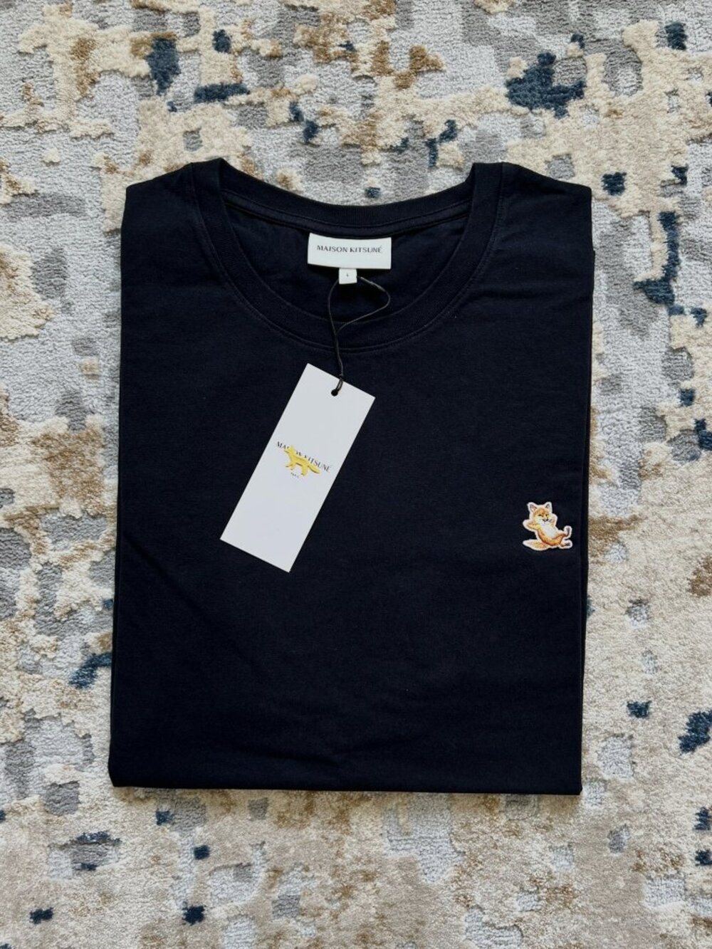 NWT - Maison Kitsune Chillax Fox T-shirt - Black🦊